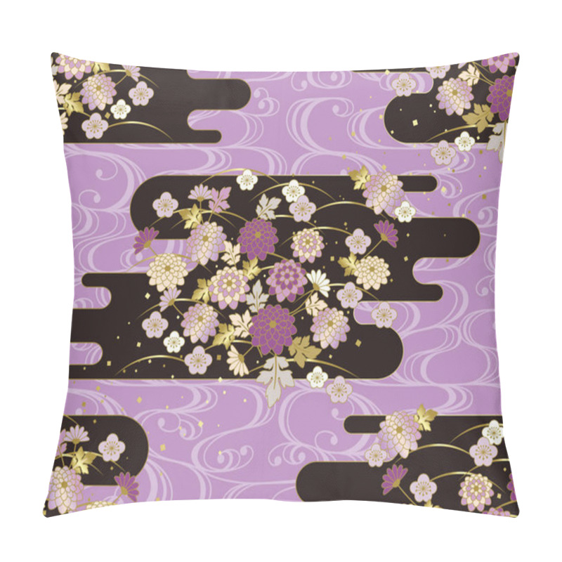 Personality  The Japanese Pattern. Seamless. Pillow Covers