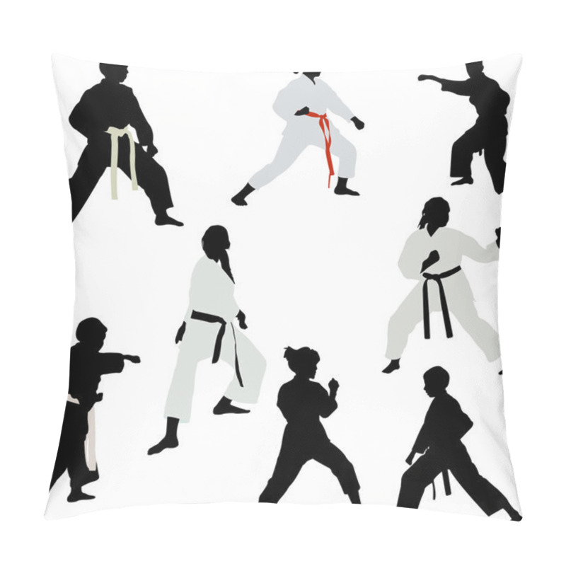 Personality  Karate fighters pillow covers