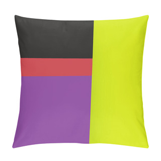 Personality  Abstract Geometric Background With Multicolored Rectangles Pillow Covers