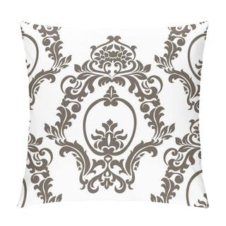 Personality  Vector Vintage Damask Pattern Ornament Imperial Style Pillow Covers