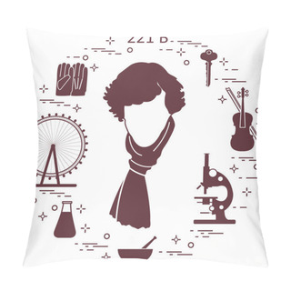 Personality  Private Detective Sherlock Holmes With Variety Tools And Equipme Pillow Covers