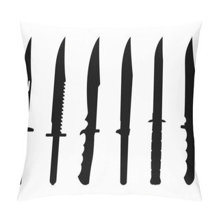 Personality  Knives Silhouette Set Pillow Covers