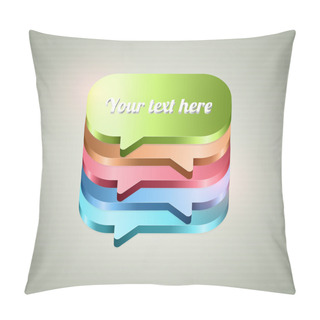 Personality  Colorful Cloud For Speech Pillow Covers