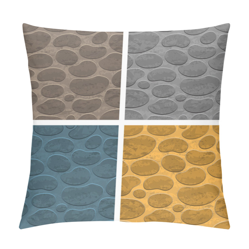Personality  Seamless stone background pillow covers