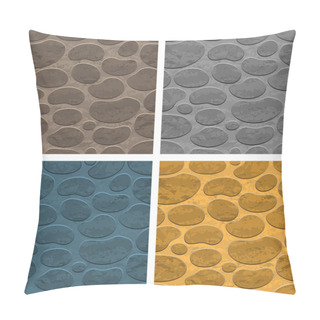 Personality  Seamless Stone Background Pillow Covers