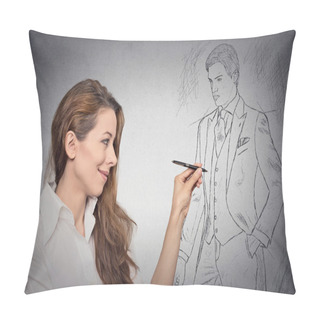 Personality  Woman Stylist  Pillow Covers