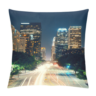 Personality  Los Angeles At Night Pillow Covers
