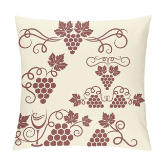 Personality  Grape Vine Elements Pillow Covers