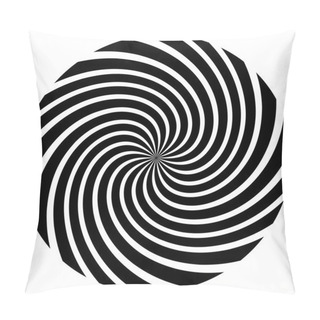 Personality  Abstract Spiral Element. Pillow Covers