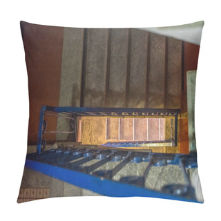 Personality  Europe, Italy, Cinque Terre,Riomaggiore, Narrow Staircase View Pillow Covers