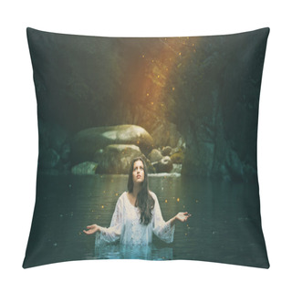Personality  Water Nymph Among Forest Spirits Pillow Covers