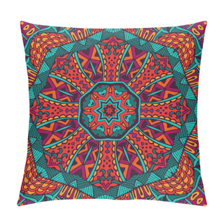 Personality  Colorful Seamless Mandala Pattern Pillow Covers