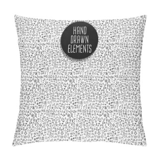 Personality  Hand Drawn Vector Illustration Pillow Covers