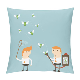 Personality  Businessman Attracts Money Pillow Covers