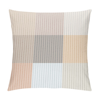 Personality  Seamless Recycled Striped Pattern Pillow Covers