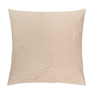 Personality  Pastel Pink, Textured Wallpaper, With Embossed Abstract Pattern, Top View Pillow Covers