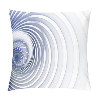 Personality  Abstract Background With Concentric Circles And Spirals. Vector Illustration Pillow Covers