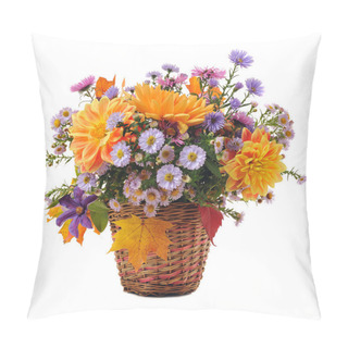 Personality  Bouquet Of Autumn Flowers Pillow Covers