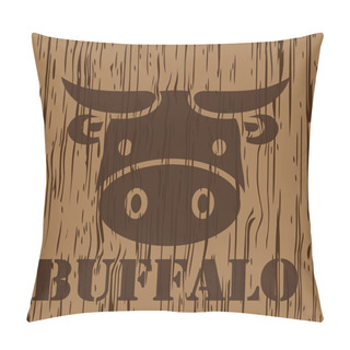 Personality  Buffalo Sign Pillow Covers