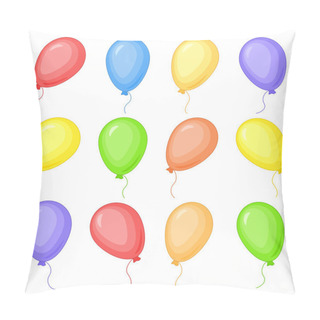 Personality  Colorful Cartoon Balloons  Pillow Covers