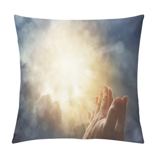 Personality  Prayer In Sky Pillow Covers