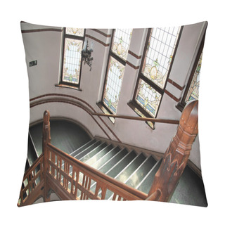 Personality  Old Stairwell. Pillow Covers