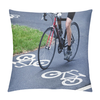 Personality  Bike Lane Pillow Covers