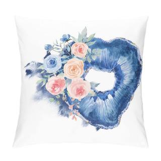 Personality  Watercolor Set With Gemstone Pillow Covers
