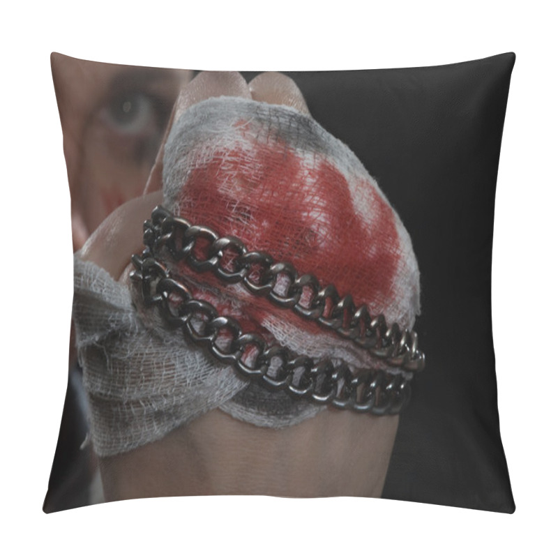 Personality  Fist And Blood Pillow Covers