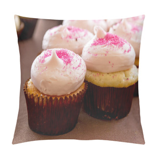 Personality  Assorted Cupcakes On Display Pillow Covers
