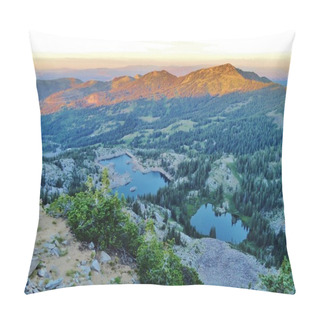 Personality  High Mountain Sunset Pillow Covers