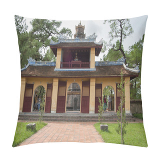 Personality  Thien Mu Pagoda In Hue, Vietnam Pillow Covers