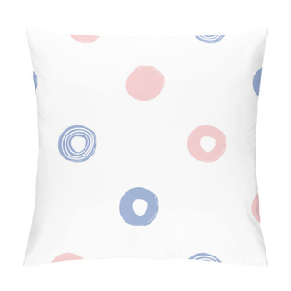 Personality  Seamless Pattern With Polka Dots Pillow Covers