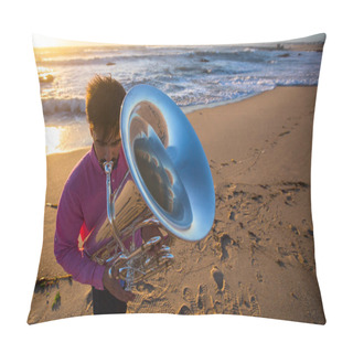 Personality  Musician Play Tuba  Pillow Covers