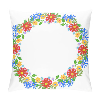 Personality  Hello Summer. Wreath Composition. Pillow Covers