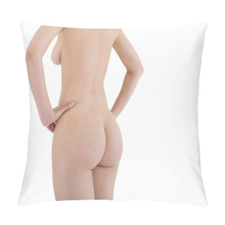 Personality  Nude Young Woman, Rear View Pillow Covers