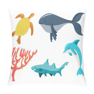 Personality  Sea Animals Pillow Covers