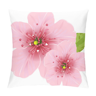 Personality  Cherry Blossom Flowers Pillow Covers