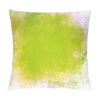 Personality  Abstract Green Background Texture Design Layout, Vintage Grunge  Pillow Covers