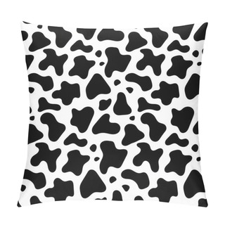 Personality  Cow Skin Background Pillow Covers