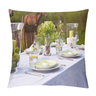 Personality  Outdoor Table Setting Pillow Covers