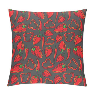Personality  Pepper Pattern Pillow Covers