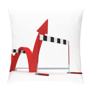 Personality  A Rising Arrow Over The Barriers Pillow Covers