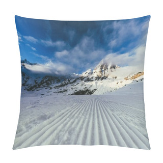 Personality  Tranquil Mountains Landscape Under Blue Sky, Austria Pillow Covers