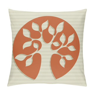 Personality  Abstract Leaf Tree Design Pillow Covers