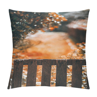 Personality  Wooden Fencing Of A Forsaken Garden Pillow Covers