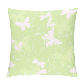 Personality  Seamless Floral Pattern Pillow Covers