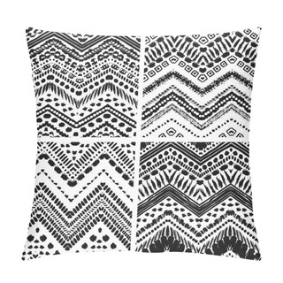 Personality  Hand Drawn Painted Seamless Pattern. Pillow Covers