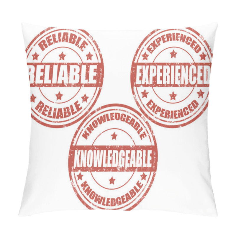 Personality  Set Of Stamps Pillow Covers