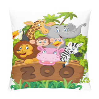 Personality  Cartoon Collection Zoo Animals Pillow Covers